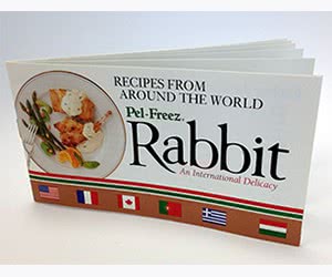 Free Pel-Freez Rabbit Recipe Book