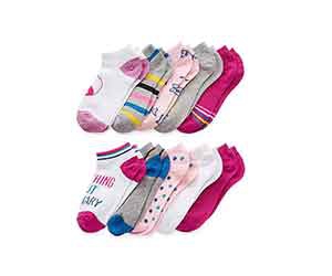 Thereabouts Little & Big Girls 10 Pair Low Cut Socks at JCPenne Only $6.29 with code FAMILY8 (reg $16)