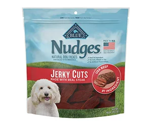 Blue Buffalo Nudges Jerky Cuts Natural Dog Treats at Walmart Only $12.48 (reg $14.48)