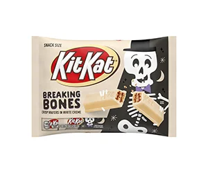 Kit Kat Breaking Bones White Creme Snack Size, Halloween Wafer Candy Bars Bag at CVS Only $3.99 (reg $5.79)