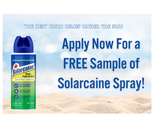 Free Sample of Solarcaine Sunburn Relief
