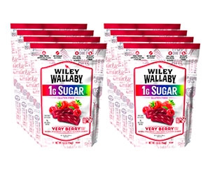 Free x8 Bags Of Wiley Wallaby Very Berry Licorice