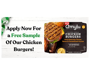 Free Amylu Charbroiled Chicken Burgers Pack