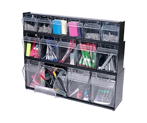 Free Deflecto Tilt Bin Organizing Party Kit