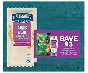 Free Garlic Mayo + $3 Coupon From Hellman's