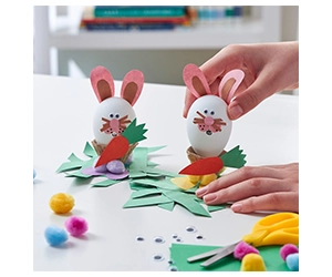 Free Plastic Egg Bunnies Craft Kit At Michaels On March 23rd