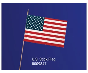 Free 8″ x 12″ American flags