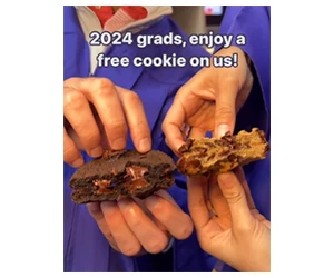 Graduates, Get a FREE Cookie at Insomnia Cookies