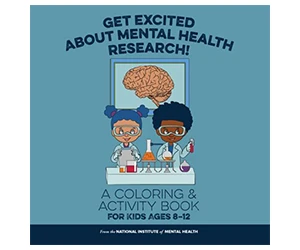 Free ”Get Excited About Mental Health Research” Coloring & Activity Book