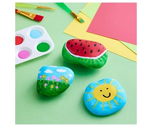 Free Summer Painted Rocks Craft Kit At Michaels