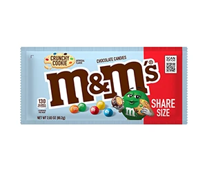 Free Crunchy Cookie Milk Chocolate Candy Share Size