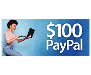 Free $100 PayPal Voucher