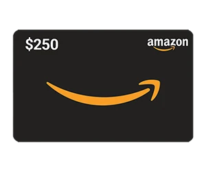 Free $250 Amazon Gift Card!