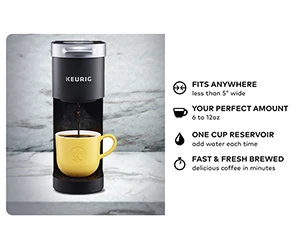 Get Your FREE Keurig K-Cup Coffee Maker!