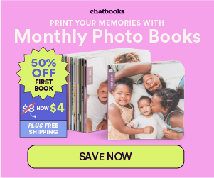 50% Off Your First Mini Photo Book with Chatbooks!