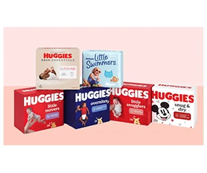 Free $100 worth of Huggies Diapers