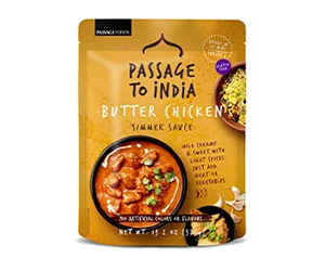 Free Passage to India Butter Chicken Simmer Sauce