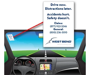 Get a Free Window Cling from West Bend to Keep Your Young Driver Safe!