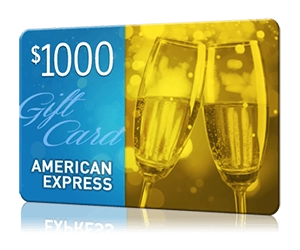 Get a Free $1000 American Express Gift Card!