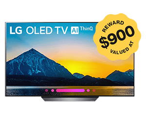 Claim an LG OLED TV for Free!