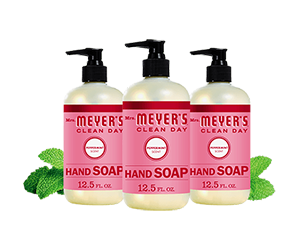 Receive Free Meyers Soap Samples!