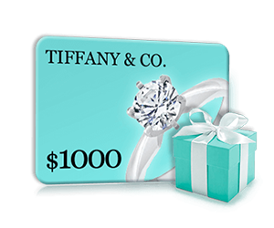 Shopping at Tiffany & Co. for the Holidays? Get a $1000 Gift Card for Free!