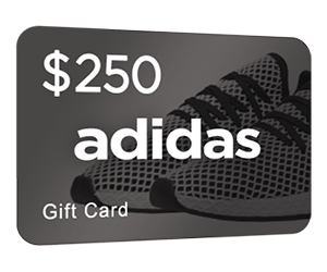 Love Adidas Products? Get a $250 Gift Card for Free!