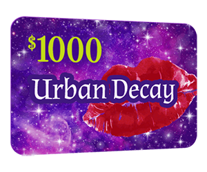 Love Urban Decay? Get a $1000 Gift Card for Free!