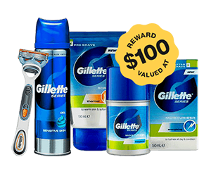 Love Gillette Products? Get $100 Worth for Free!