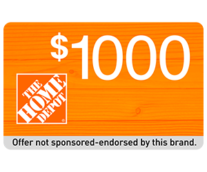 Love Shopping at The Home Depot? Get $1000 Towards The Home Depot for Free!