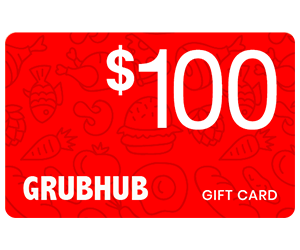 Love Grubhub? Get a $100 Grubhub Gift Card for Free!