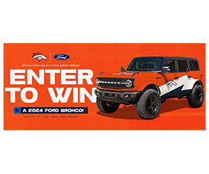 Win a 2024 Ford Bronco!