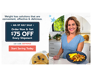 Get $75 OFF Every Shipment with Jenny Craig!