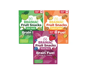 Get a FREE Box of Brainiac Fruit Snacks with BrainPack (18ct)!