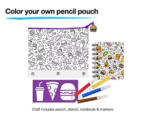 FREE Pencil Pouch Craft Event for Kids!