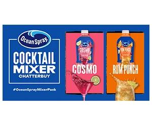 Try Ocean Spray® Cocktail Mixers for Free!