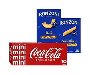 Buy Coca-Cola Mini 10pk, Get 2 Ronzoni Pastas FREE at Publix!