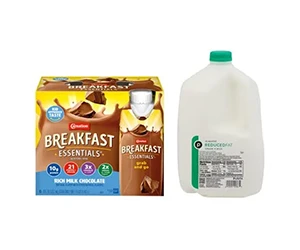 Buy 2 Carnation Breakfast Essentials, Get 1 Gallon of Publix Milk FREE!