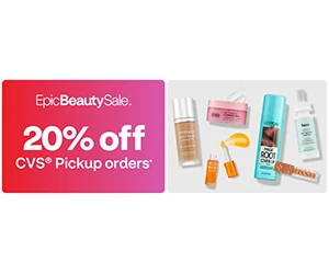 20% Off with Buy Online, Pick Up In-Store at CVS!