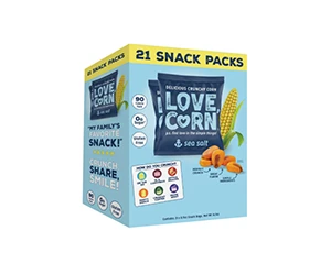 Free Box of Non-GMO Corn Snack Packs from Love Corn!