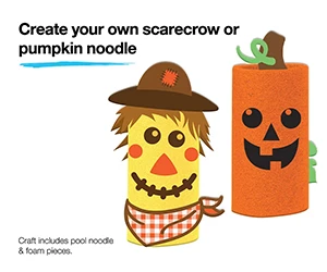 Free Scarecrow or Pumpkin Noodle Craft for Kids at JCPenney!