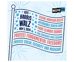 Free 'Vote Harris-Walz' American Flag Sticker!