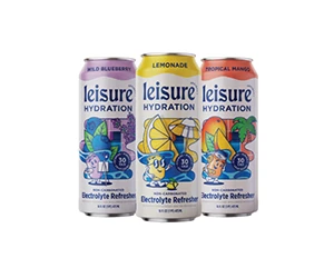 Free Can of Leisure Hydration Electrolyte Refresher!