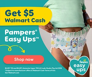 Save $5 on Pampers Easy Ups at Walmart with Ibotta!