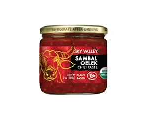 Free Jar of Sky Valley Sambal Oelek Chili Paste!