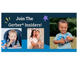 Free Gerber Samples, Coupons & Exclusive Perks – Join Gerber Insiders!