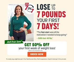 Get $30 Off Nutrisystem and Lose Up to 7 Pounds in the First Week!