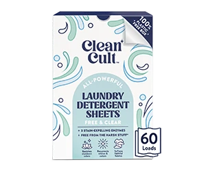 Free Sample of Cleancult Laundry Detergent Sheets!