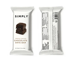 Free Sample of Simply Chocolate Date Bar - Treat Yourself Today!