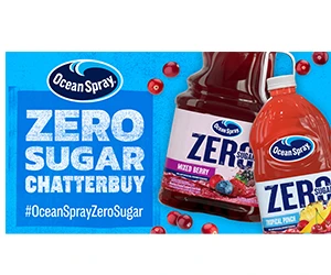 Free Ocean Spray® Zero Sugar Juice Drink - Be One of 800 Lucky Participants!